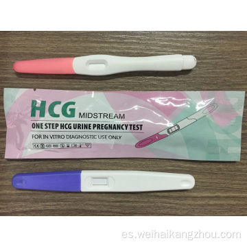 Prueba de embarazo de un paso HCG Midstream en casa